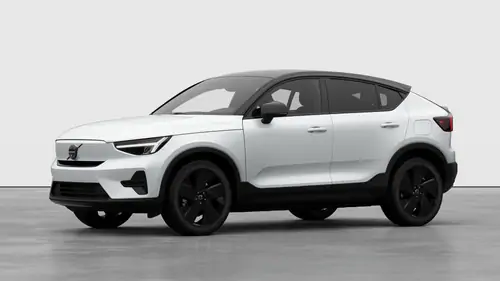 Nieuw Volvo EC40 Crossover Plus Business Edition Elektrisch (BEV) Shift-by-wire single speed transmission, RWD Crystal White Pearl