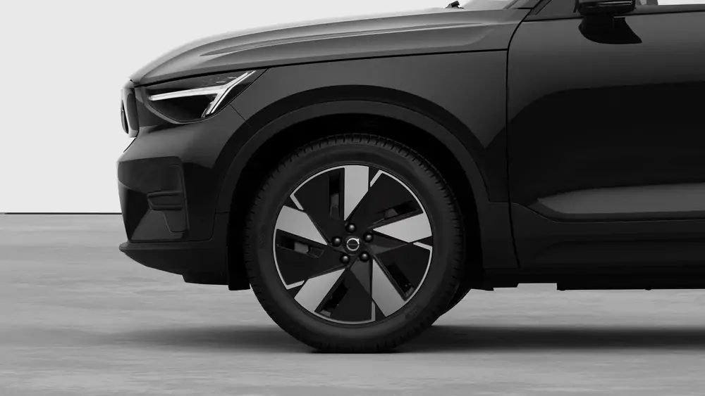 Nouveau Volvo EX40 SUV Core Elektrisch Shift-by-wire single speed transmission, RWD Onyx Black 3