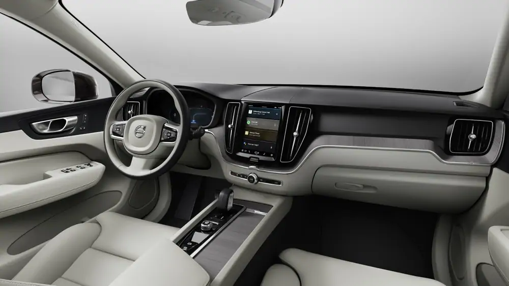 Nouveau Volvo XC60 SUV Plus Plug-in hybride 8-speed Geartronic™ automatic transmission Metaalkleur Platinum Grey (731) 4