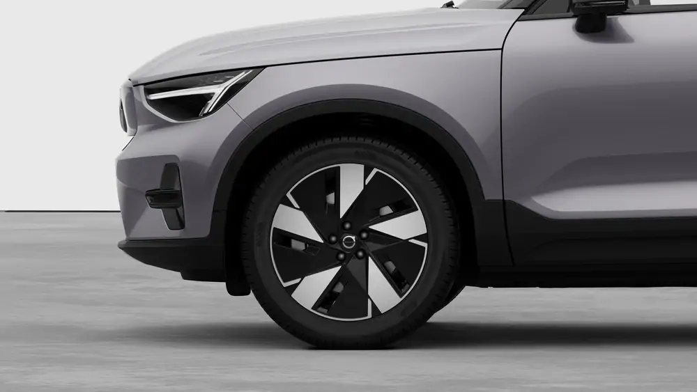 Nouveau Volvo EC40 Crossover Plus Business Edition Elektrisch Shift-by-wire single speed transmission, RWD Aurora Silver 3