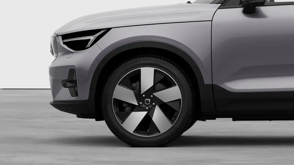 Nouveau Volvo EX40 SUV Ultra Business Edition Elektrisch (BEV) Shift-by-wire single speed transmission, RWD Aurora Silver 3
