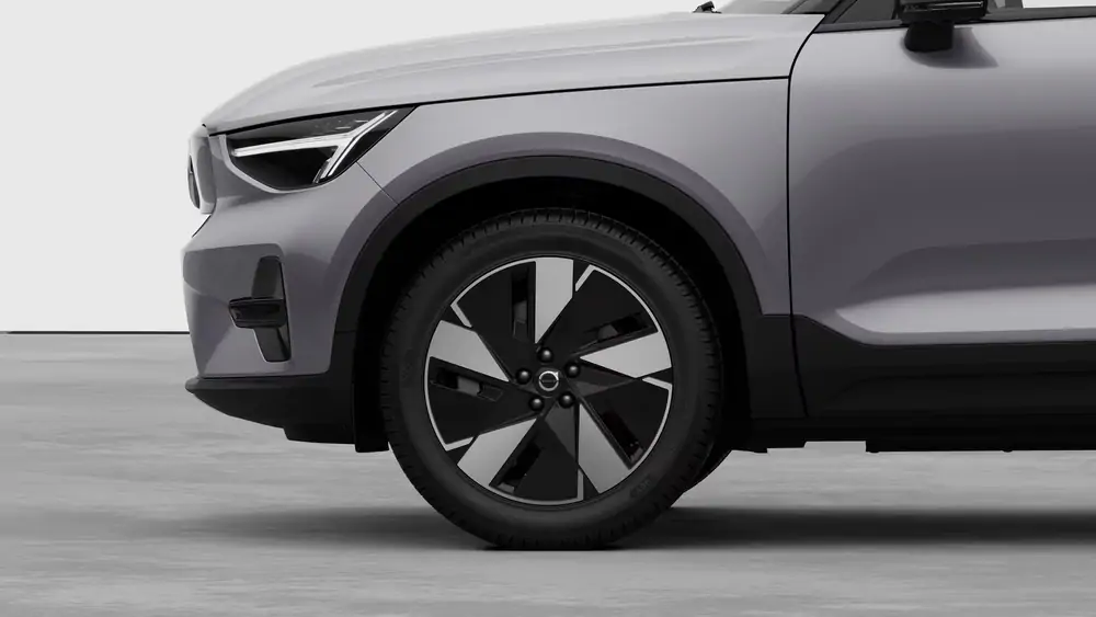 Nieuw Volvo EX40 SUV Plus Business Edition Elektrisch Shift-by-wire single speed transmission, RWD Aurora Silver 3