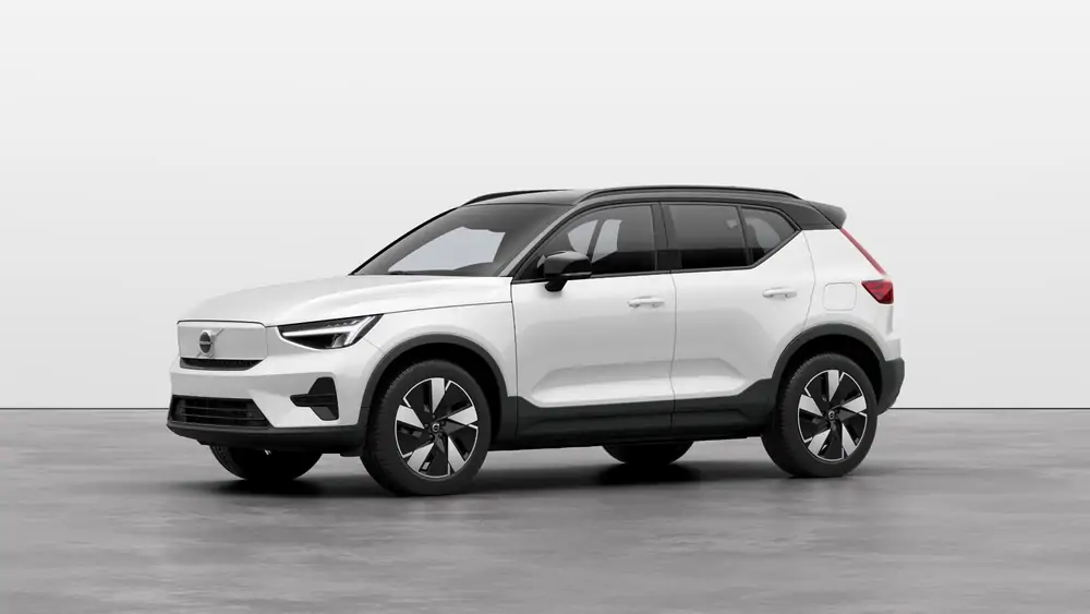 Nouveau Volvo XC40 SUV Plus Elektrisch Shift-by-wire single speed transmission, RWD Crystal White Pearl 1