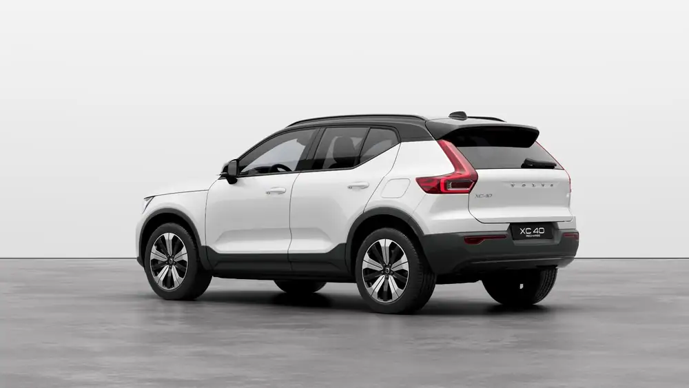 Nouveau Volvo XC40 SUV Plus Elektrisch Shift-by-wire single speed transmission, RWD Exclusive metaalkleur Crystal White Pearl (707) 2