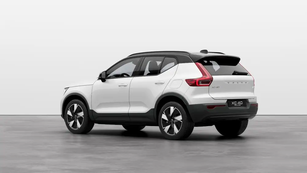 Nieuw Volvo XC40 SUV Plus Elektrisch Shift-by-wire single speed transmission, RWD Crystal White Pearl 2