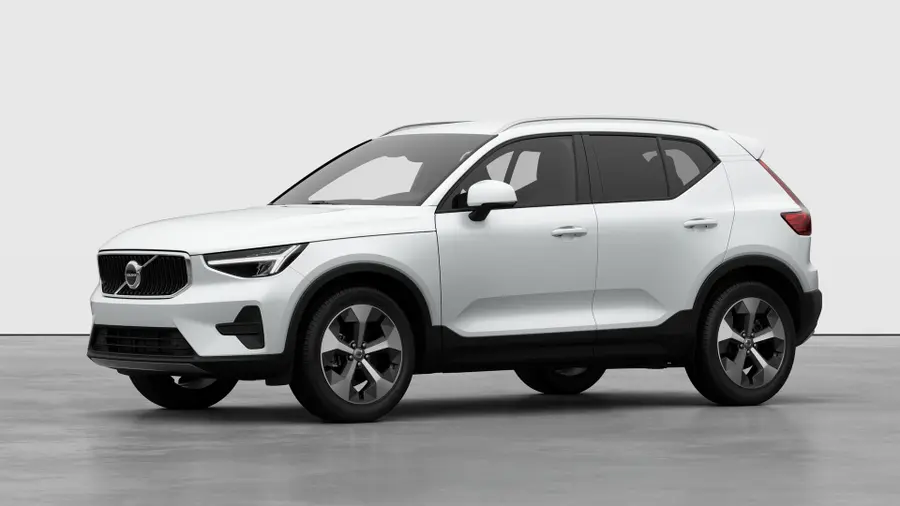 XC40 in Crystal White Pearl