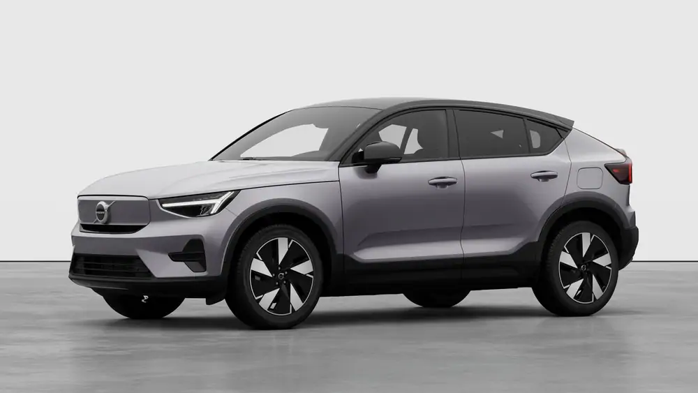 Nouveau Volvo EC40 Crossover Plus Business Edition Elektrisch (BEV) Shift-by-wire single speed transmission, RWD Aurora Silver 1