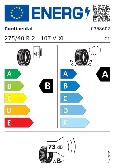 Étiquettes énergétiques des pneumatiques