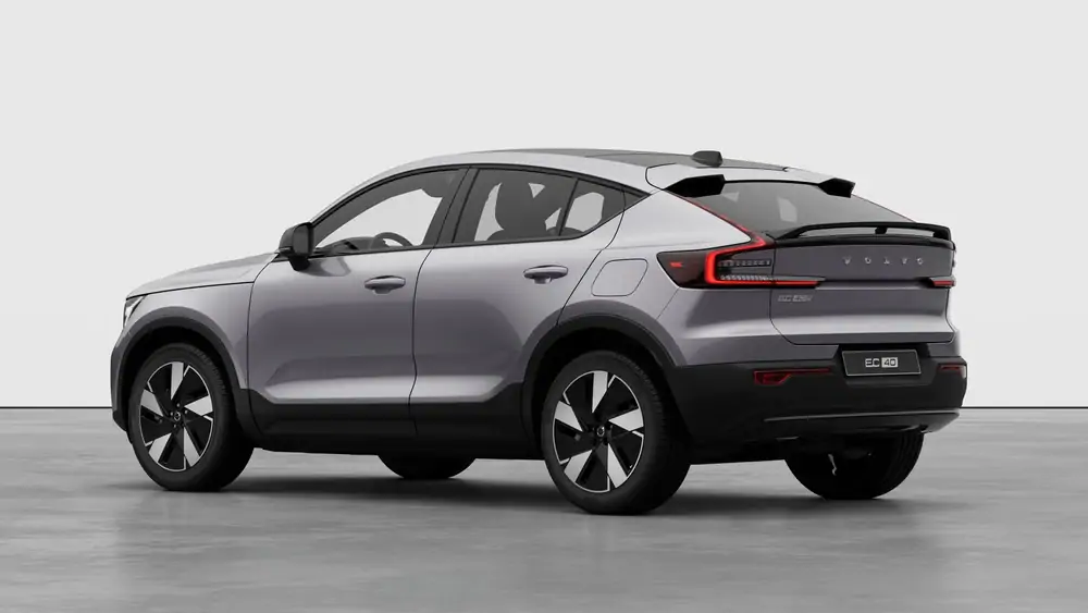 Nouveau Volvo EC40 Crossover Core Business Edition Elektrisch (BEV) Shift-by-wire single speed transmission, RWD Aurora Silver 2