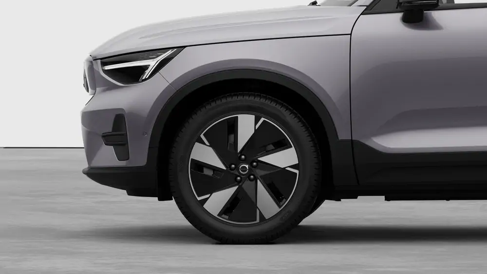 Nouveau Volvo EX40 SUV Core Business Edition Elektrisch (BEV) Shift-by-wire single speed transmission, RWD Aurora Silver 3