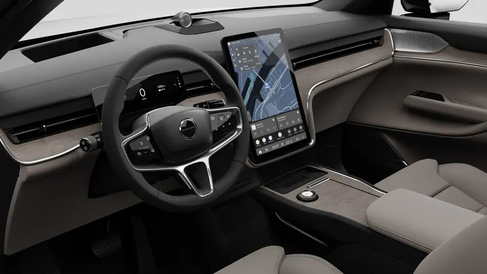 Nouveau Volvo EX90 SUV Ultra Electric Shift-by-wire_single_speed_transmission_DB03 Silver Dawn 4