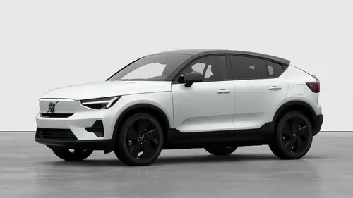 Nieuw Volvo EC40 Crossover Ultra Business Edition Elektrisch Shift-by-wire single speed transmission, RWD Crystal White Pearl
