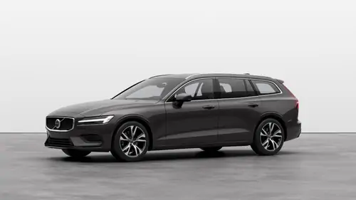 Nieuw Volvo V60 Break Core Mild hybrid 7-speed Dual Clutch transmission Platinum Grey