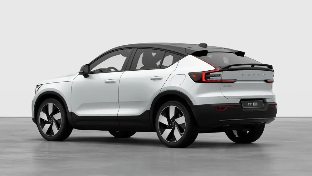 Nouveau Volvo EC40 Crossover Ultra Business Edition Electric Shift-by-wire single speed transmission, RWD Crystal White Pearl 2