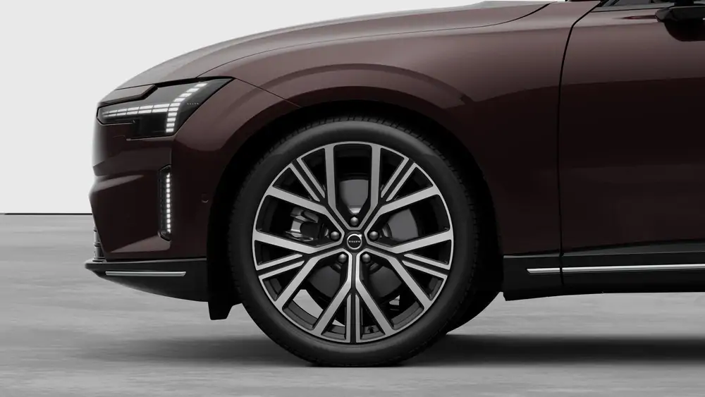 Nouveau Volvo ES90 Berline Ultra Electric 1-SPEED GEARBOX RWD Mulberry Red 3