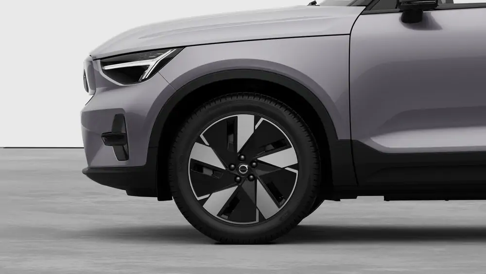 Nouveau Volvo EX40 SUV Plus Business Edition Elektrisch Shift-by-wire single speed transmission, RWD Aurora Silver 3