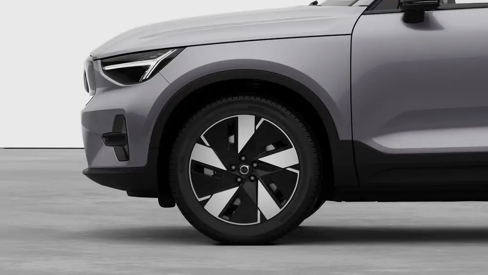 Nieuw Volvo EC40 Crossover Plus Business Edition Electric Shift-by-wire single speed transmission, RWD Aurora Silver 3