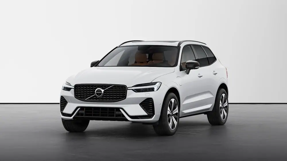 Nouveau Volvo XC60 SUV Plus Plug-in hybride 8-speed Geartronic™ automatic transmission Exclusive metaalkleur Crystal White Pearl (707) 1