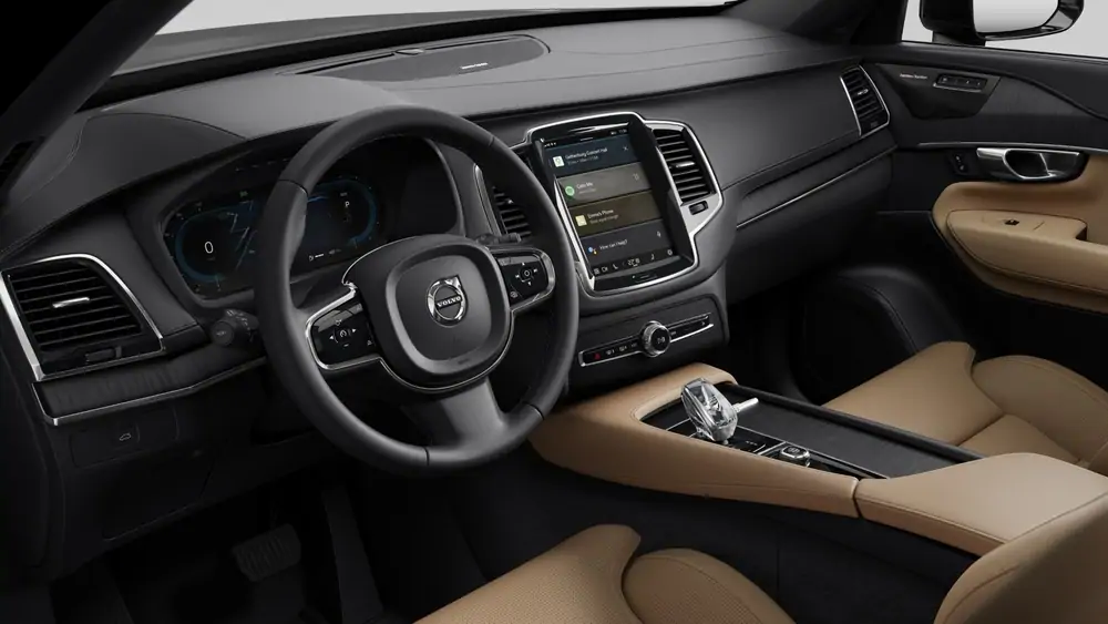 Nouveau Volvo XC90 SUV Plus Mild hybrid 8-speed Geartronic™ automatic transmission, AWD Metaalkleur Onyx Black (717) 4