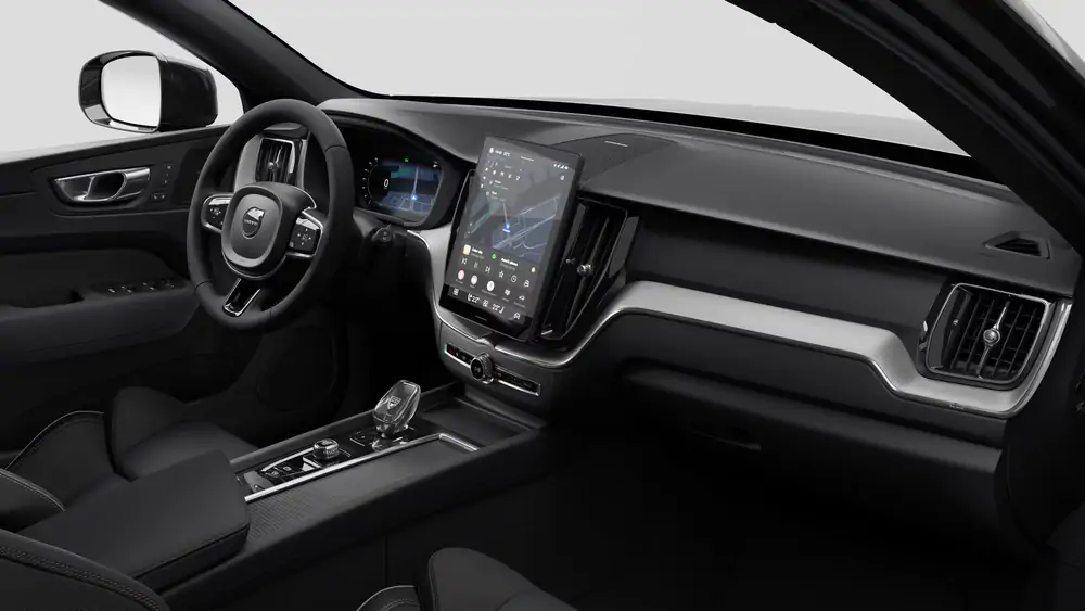 Nouveau Volvo XC60 SUV Plus Plug-in hybride (PHEV) 8-speed Geartronic™ automatic transmission Onyx Black 4