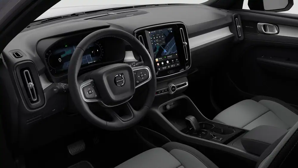Nouveau Volvo XC40 SUV Plus Mild-hybride (MHEV) 7-speed Dual Clutch transmission Aurora Silver 4