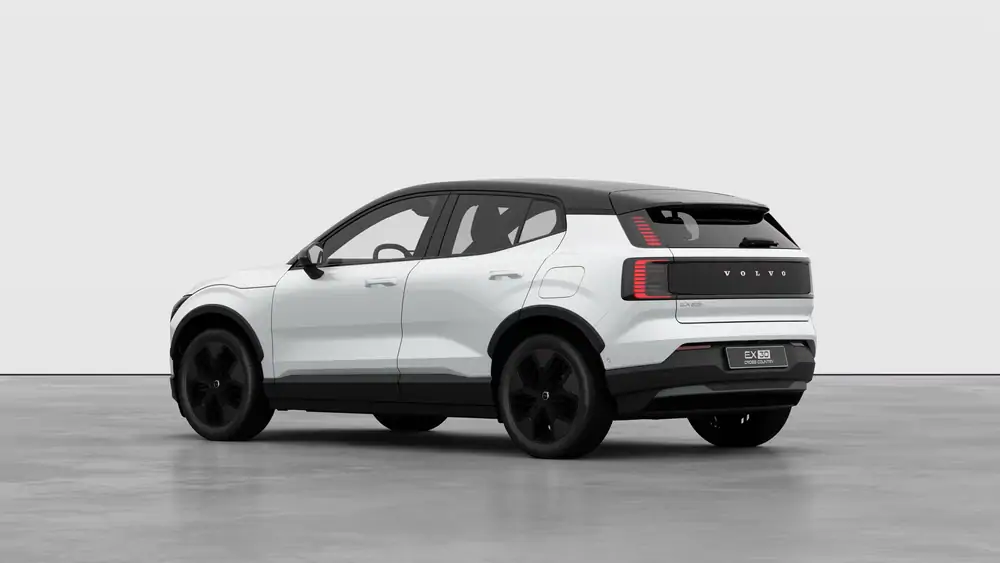 Nouveau Volvo EX30 SUV Ultra Elektrisch Shift-by-wire single speed transmission, AWD Crystal White Pearl 2