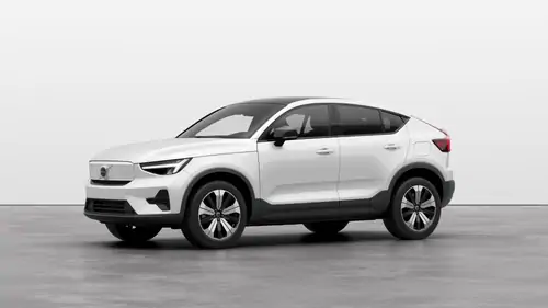 Nouveau Volvo C40 SUV Plus Elektrisch Shift-by-wire single speed transmission, RWD Exclusive metaalkleur Crystal White Pearl (707)