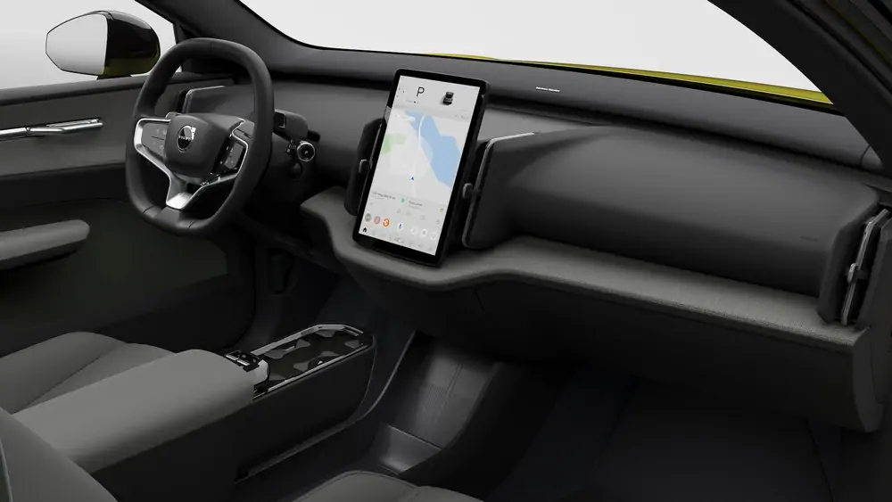 Nouveau Volvo EX30 SUV Plus Elektrisch Shift-by-wire single speed transmission, RWD Moss Yellow 4
