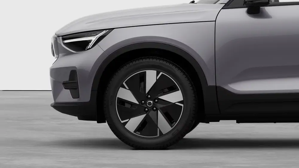 Nouveau Volvo EX40 SUV Core Business Edition Electric Shift-by-wire single speed transmission, RWD Aurora Silver 3