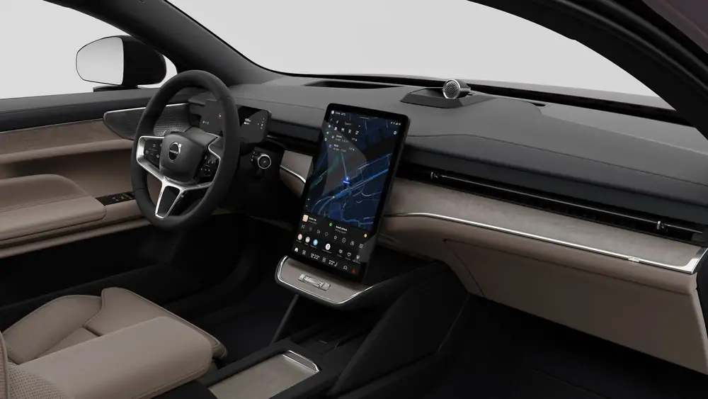 Nouveau Volvo ES90 Berline Plus Electric 1-SPEED GEARBOX RWD Mulberry Red 4