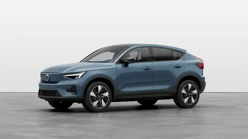 Nieuw Volvo EC40 Crossover Plus Elektrisch Shift-by-wire single speed transmission, RWD Fjord Blue