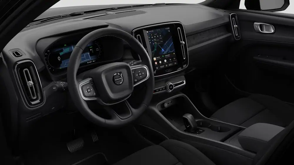 Nouveau Volvo EX40 SUV Core Elektrisch Shift-by-wire single speed transmission, RWD Onyx Black 4