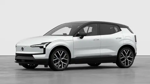Nouveau Volvo EX30 SUV Ultra Business Edition Elektrisch (BEV) Shift-by-wire single speed transmission, RWD Crystal White Pearl
