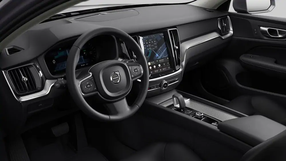 Nouveau Volvo V60 Break Core Mild hybrid 7-speed Dual Clutch transmission Aurora Silver 4