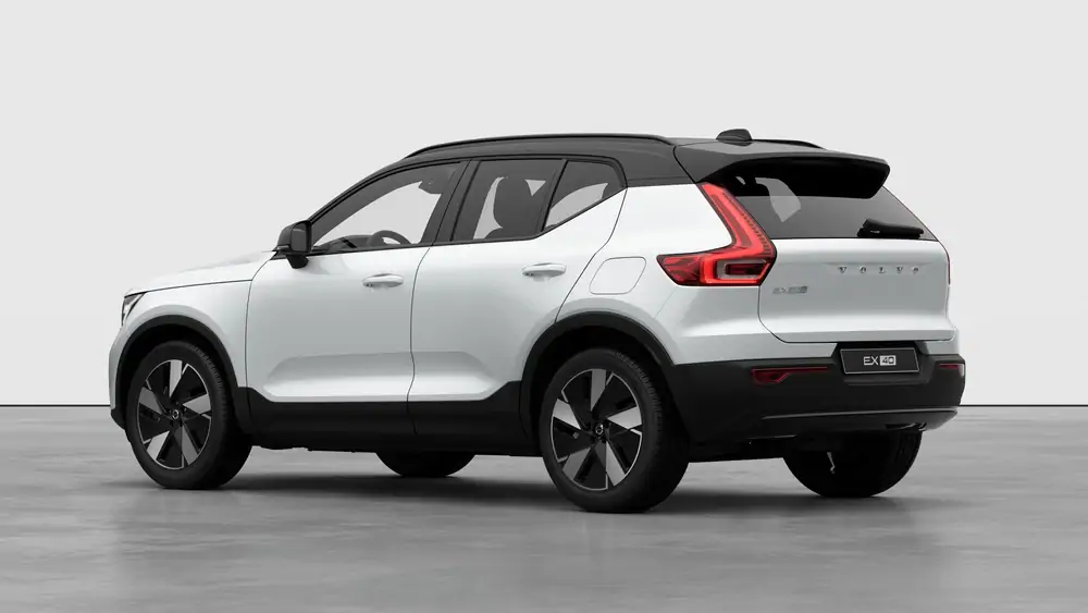 Nouveau Volvo EX40 SUV Plus Business Edition Elektrisch Shift-by-wire single speed transmission, RWD Crystal White Pearl 2