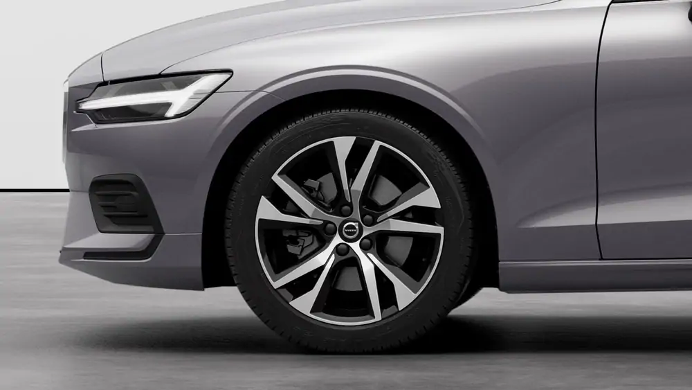 Nouveau Volvo V60 Break Core Mild hybrid 7-speed Dual Clutch transmission Aurora Silver 3