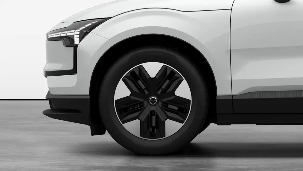 Nieuw Volvo EX30 SUV Plus Elektrisch Shift-by-wire single speed transmission, RWD Crystal White Pearl 3