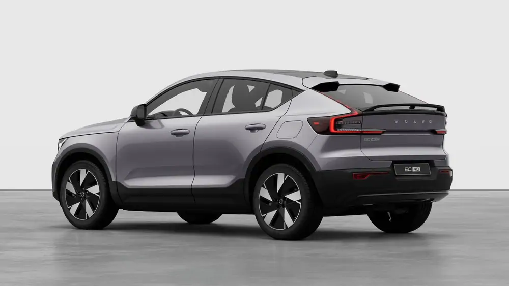 Nieuw Volvo EC40 Crossover Plus Business Edition Electric Shift-by-wire single speed transmission, RWD Aurora Silver 2