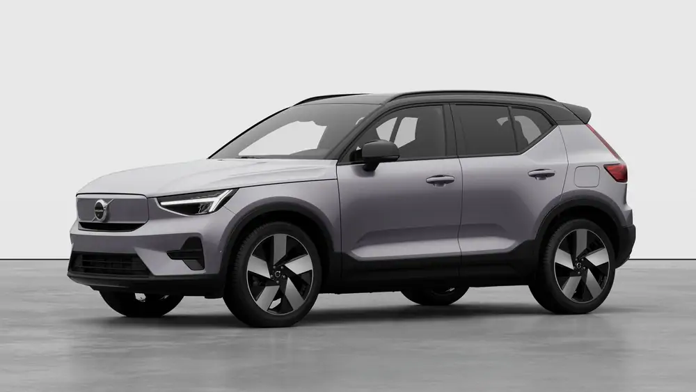 Nouveau Volvo EX40 SUV Ultra Business Edition Elektrisch (BEV) Shift-by-wire single speed transmission, RWD Aurora Silver 1