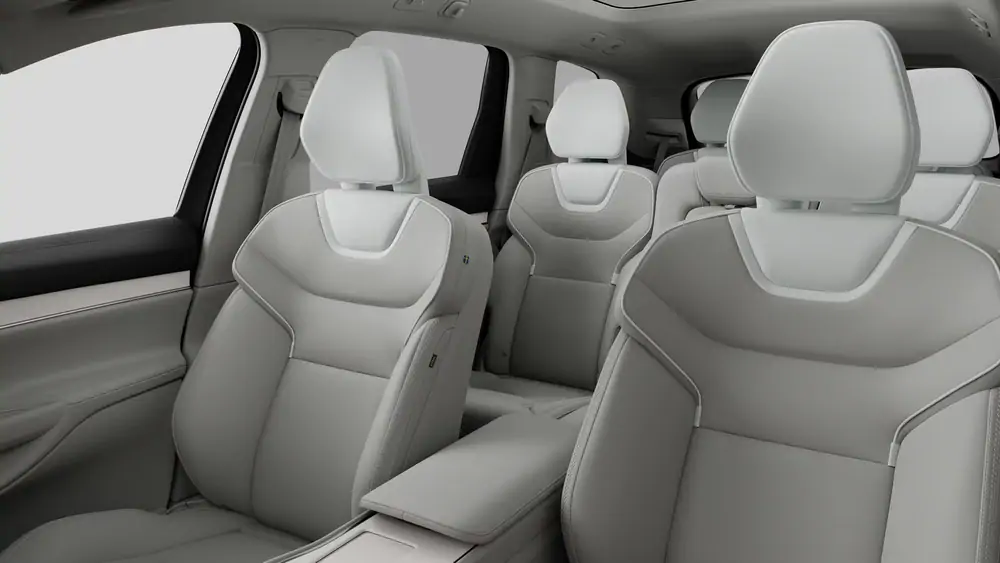 Nouveau Volvo EX90 SUV Ultra Électrique 4 roues motrices Silver Dawn 5