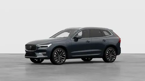 Nouveau Volvo XC60 SUV Plus Hybride rechargeable 4 roues motrices Denim Blue