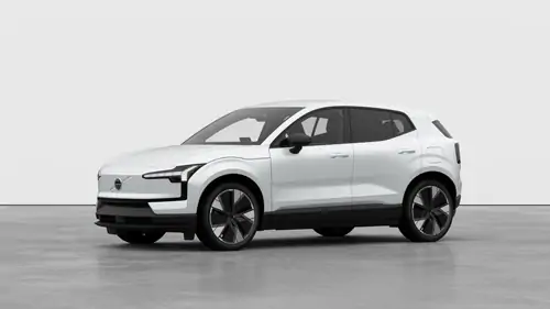 Nouveau Volvo EX30 SUV Plus 100% électrique 4 roues motrices Crystal White Pearl