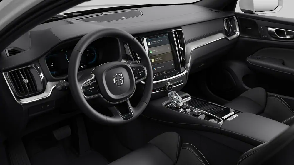 Nouveau Volvo V60 Break Ultimate Hybride rechargeable 4 roues motrices Crystal White Pearl 4