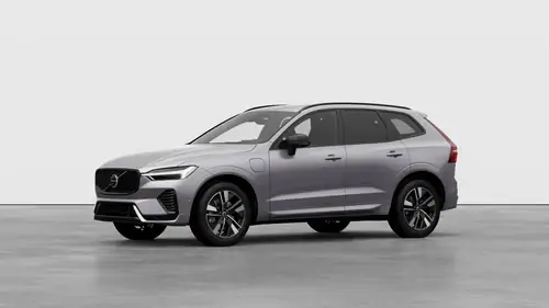Nouveau Volvo XC60 SUV Plus Hybride rechargeable 4 roues motrices Aurora Silver