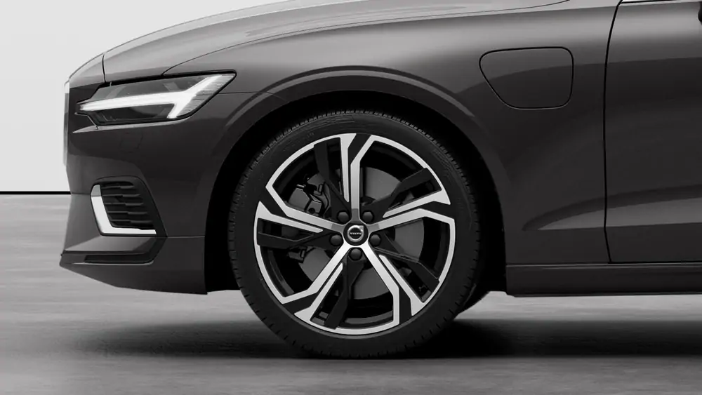 Nouveau Volvo V60 Break Ultimate Hybride rechargeable 4 roues motrices Platinum Grey 3