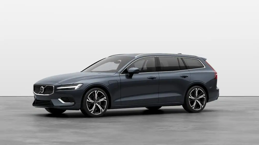 Nouveau volvo V60 Break Ultra Hybride rechargeable 4 roues motrices Denim Blue 1