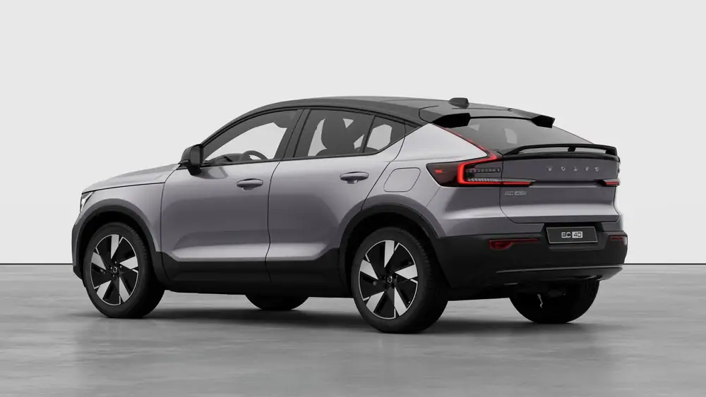 Nouveau Volvo EC40 Crossover (SUV Coupé) Ultra Électrique 2 roues motrices (Propulsion) Aurora Silver 2