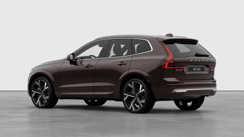Nouveau Volvo XC60 SUV Ultimate Hybride rechargeable 4 roues motrices Mulberry Red 2