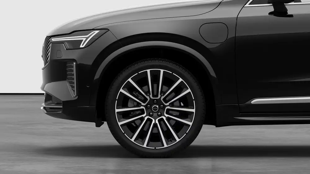 Nouveau Volvo XC90 SUV Ultimate Hybride rechargeable 4 roues motrices Onyx Black 3