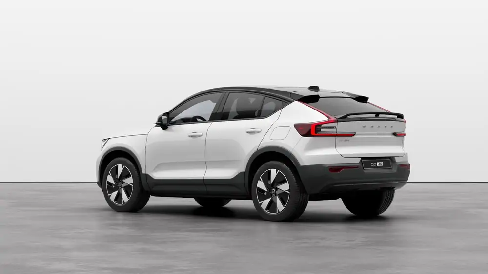Nouveau Volvo EC40 Crossover (SUV Coupé) Ultra Électrique 2 roues motrices (Propulsion) Crystal White Pearl 2